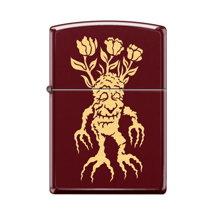 Zippo Lighter - Mandrake on Merlot Finish - 856182