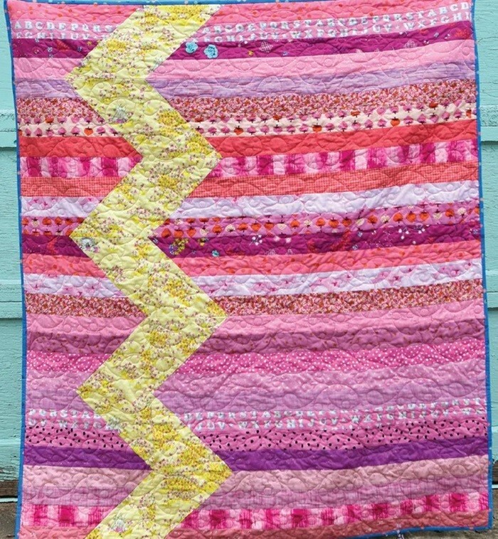 Pinked Quilt Pattern-A Jelly Roll Quilt