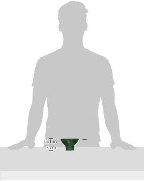 Extra Wide 4.75in Plastic Funnel in Green – Efficient Food Transfer Solution