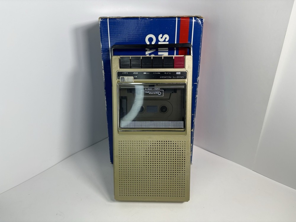 Slim Cassette Recorder Vintage