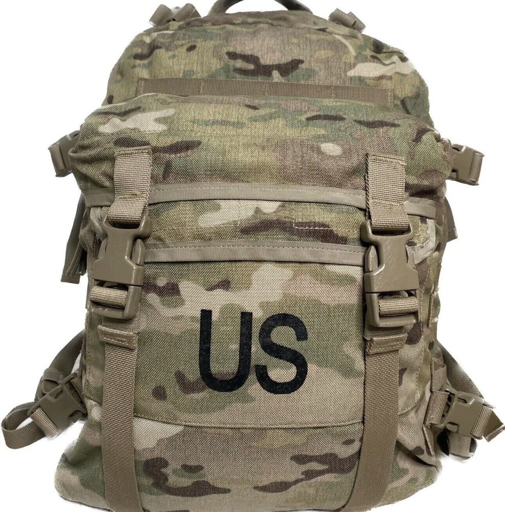 USGI Multicam OCP MOLLE Assault Pack, 3 Day Army Assault Backpack with Stiffner
