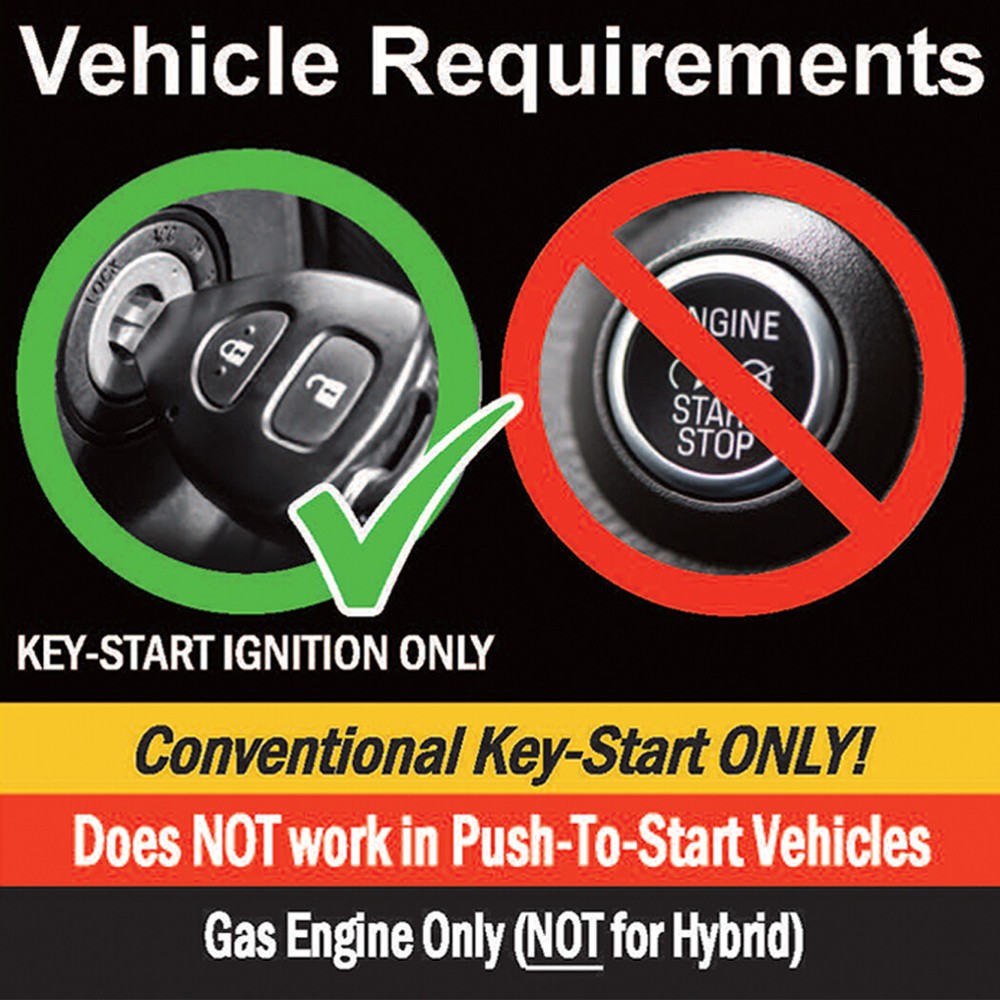 5-Button Extended Range Remote Start Kit For 2017-2018 Hyundai Tucson