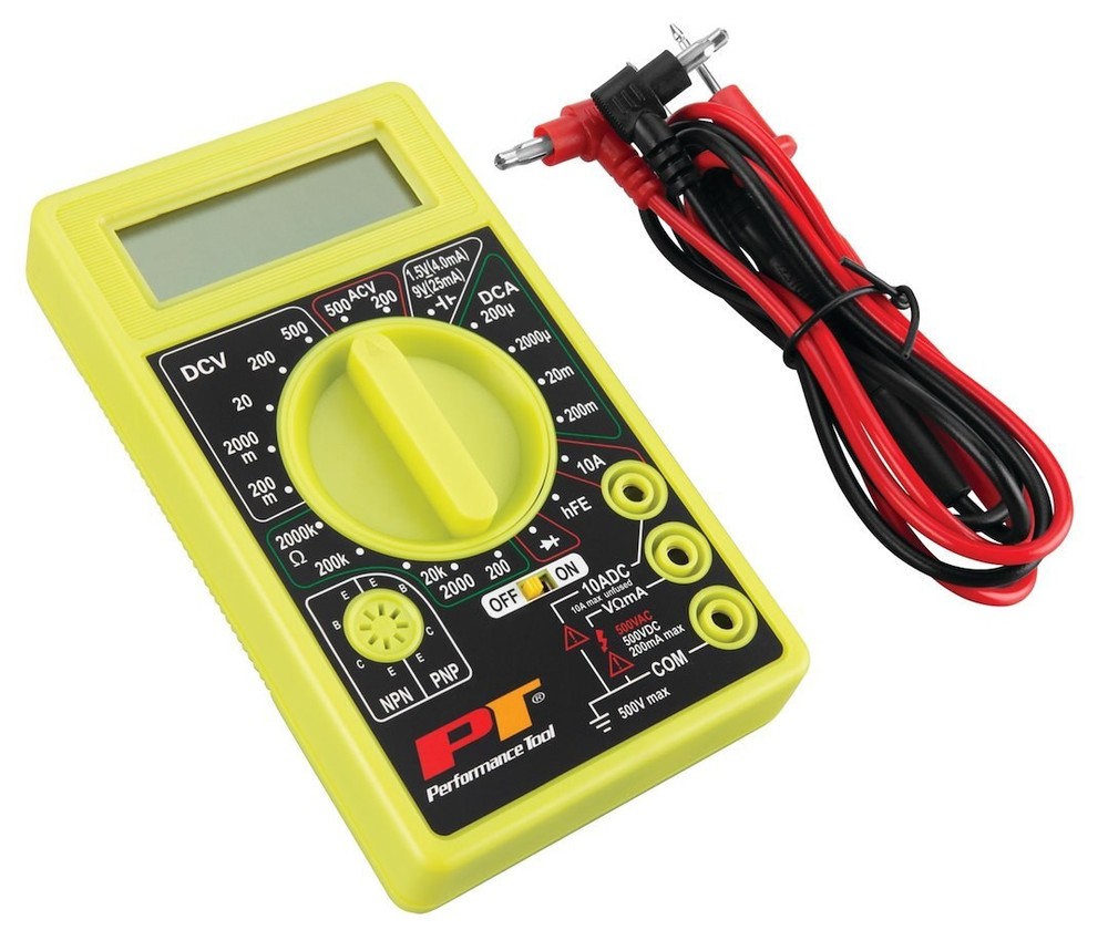 PERFORMANCE TOOL W2974 TESTER-MULTIMETER
