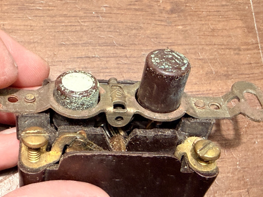 Vintage Push Button Light Switch Single-Pole ON/OFF Chicago standard