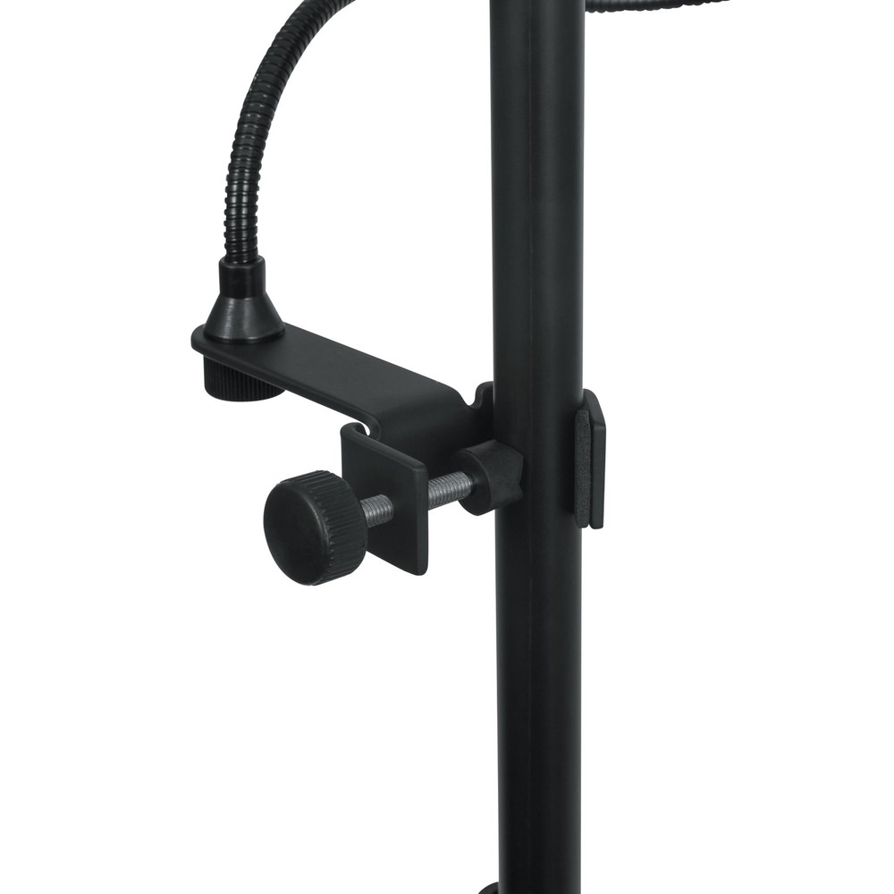 Gator Frameworks Split Level Double Layered Pop Filter with Attachment Black