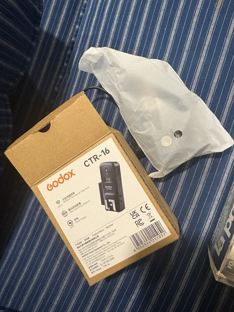 US Godox CTR-16 Wireless Studio Flash Receiver for Universal Hot Shoe Camera