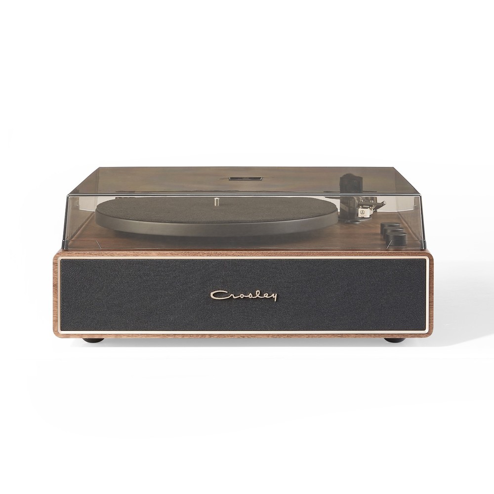 Crosley Stave Record Player - Walnut/Gold