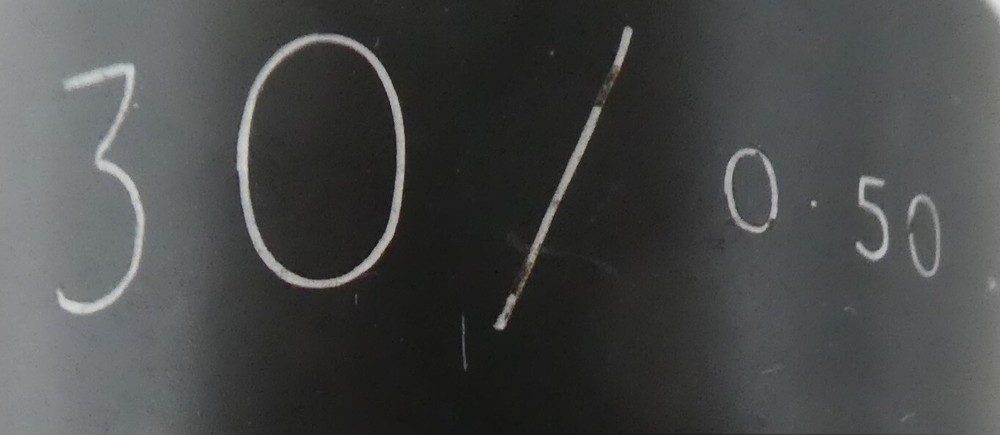 Bio-Rad 30/0.50 Microscope Objective Quaestor Q7 Measurement System Working