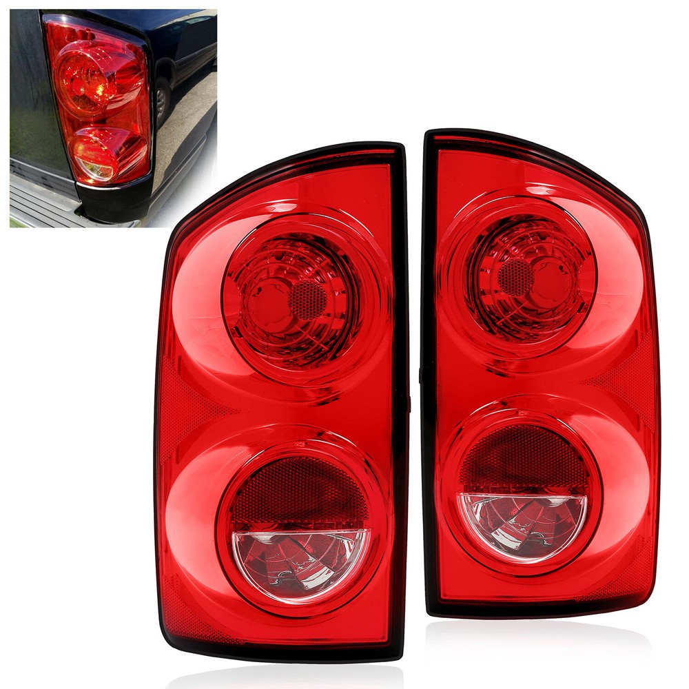 For 2007-2008 Dodge Ram 1500 2007-2009 Ram 2500 3500 Tail Lights Brake Lamps DOT