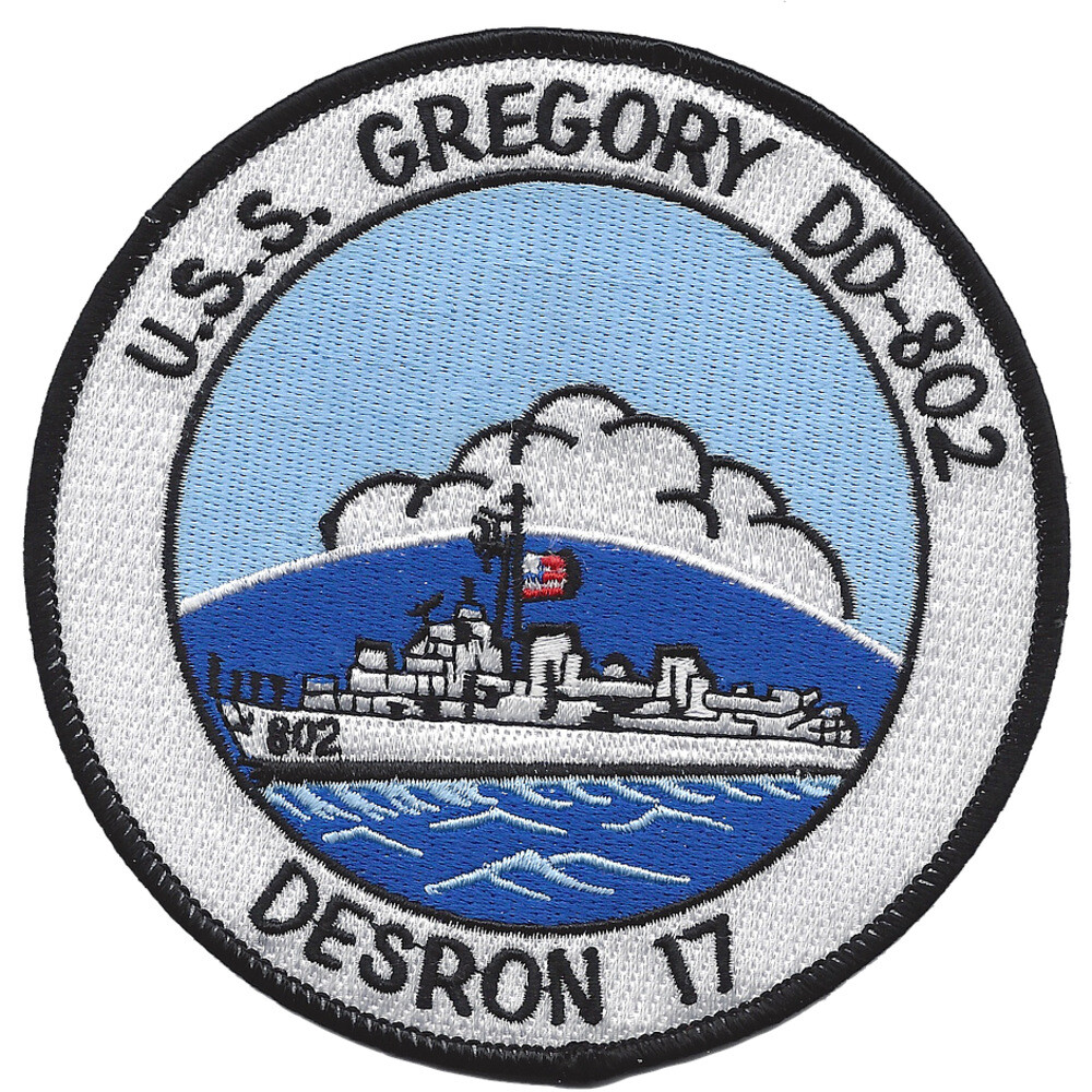USS Gregory DD-802 Patch