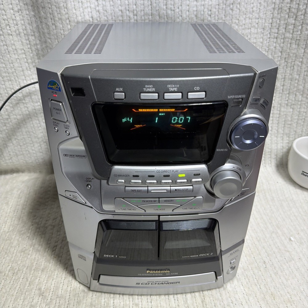 Panasonic SA-AK66 - Tested & Working. Except Cassette Untested