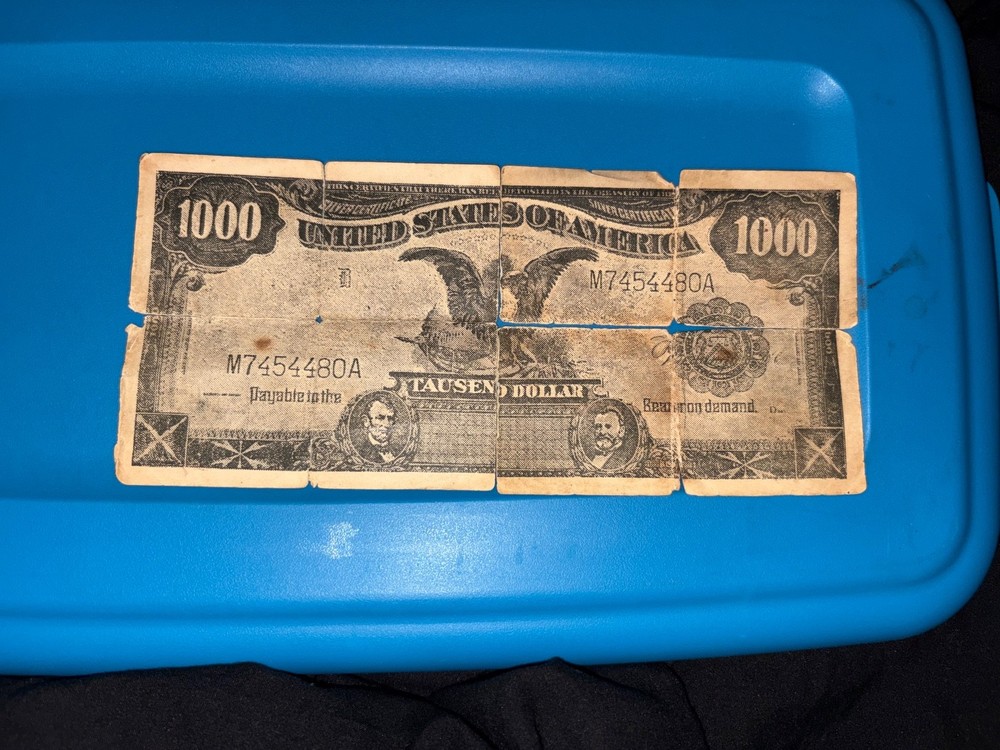 old foreign paper money