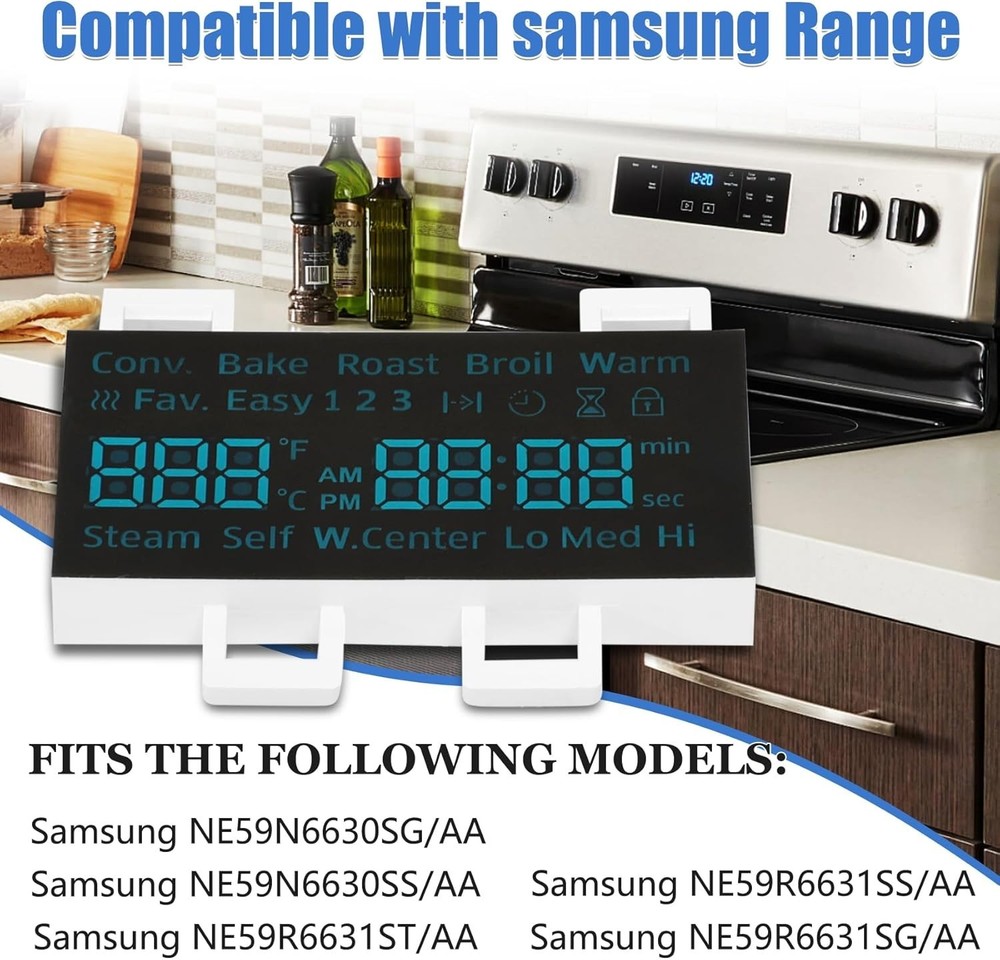 Upgraded DG07-01005A LED Display Board for Samsung Electric Range Models