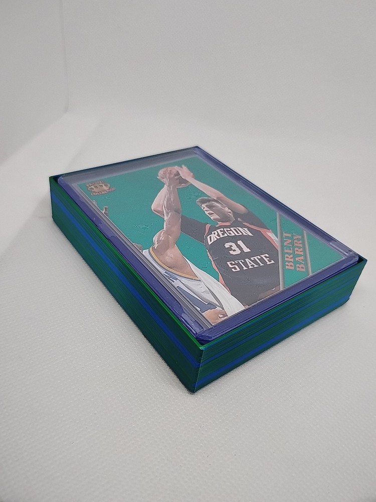 Multicolor Green Top Loader Trading Card Storage Box Display Stand Deck