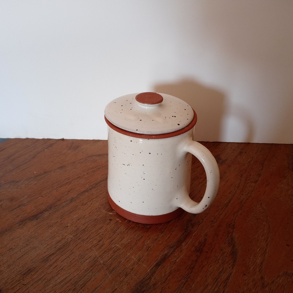 Beautiful Ceramic Tea Cup with Removable Infuser & Lid + Handle