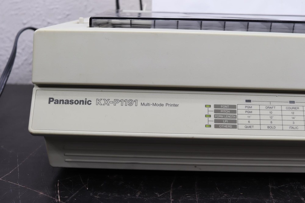 Panasonic KX-P1191 Dot Matrix Printer 25 Function Multi-Mode Tested Works