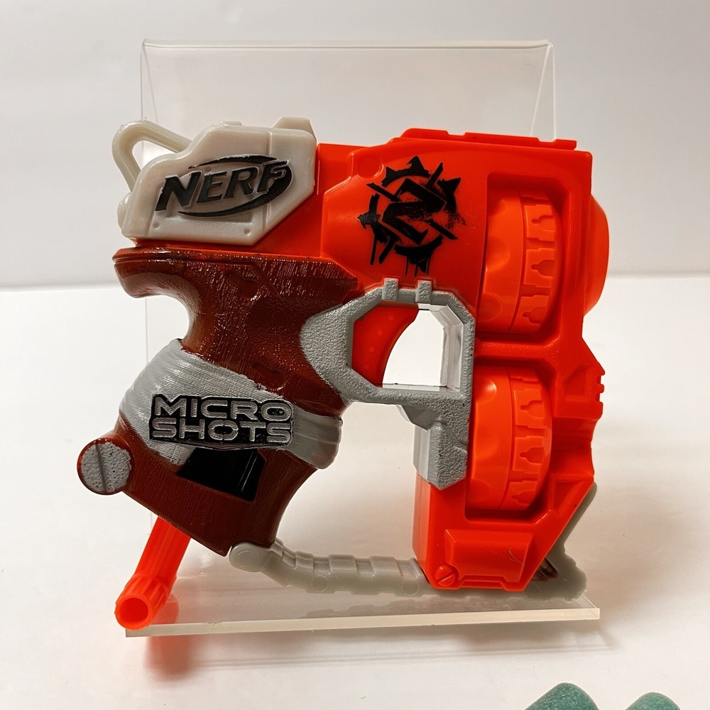 👑 NERF Micro Shots Flipfury Zombie Strike Hasbro