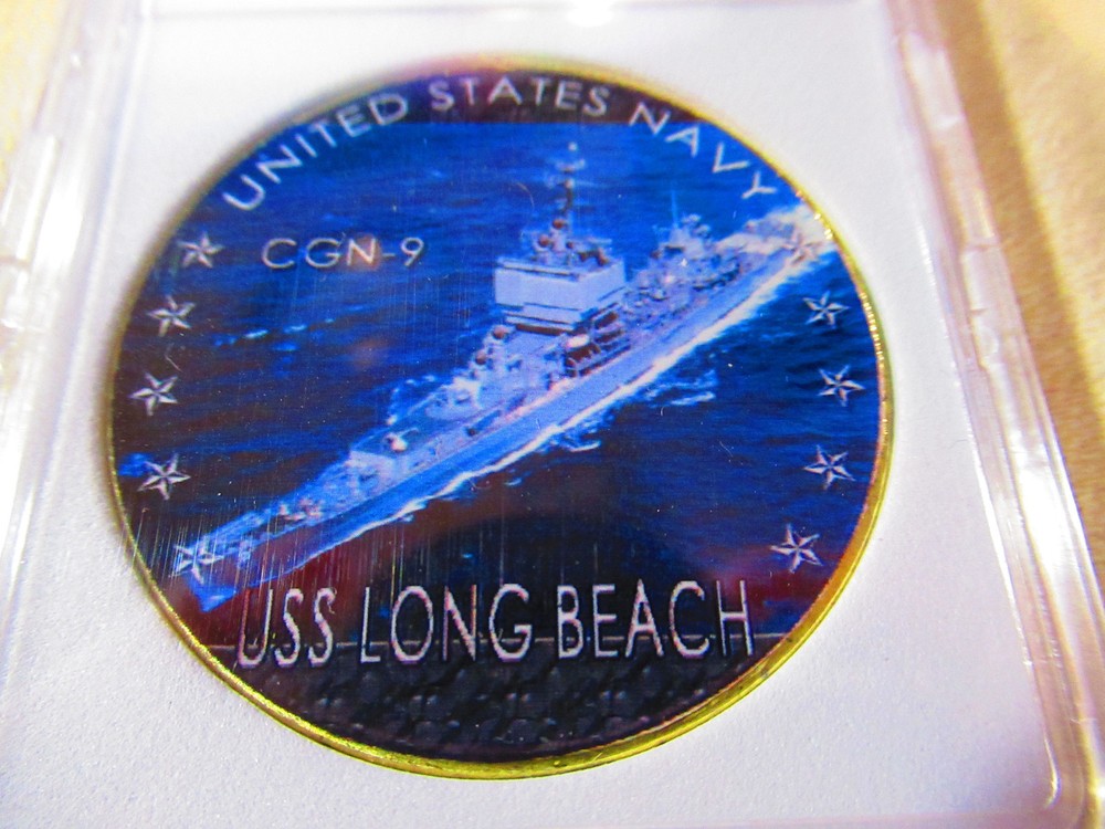 US NAVY - USS LONG BEACH CGN-9 Challenge Coin
