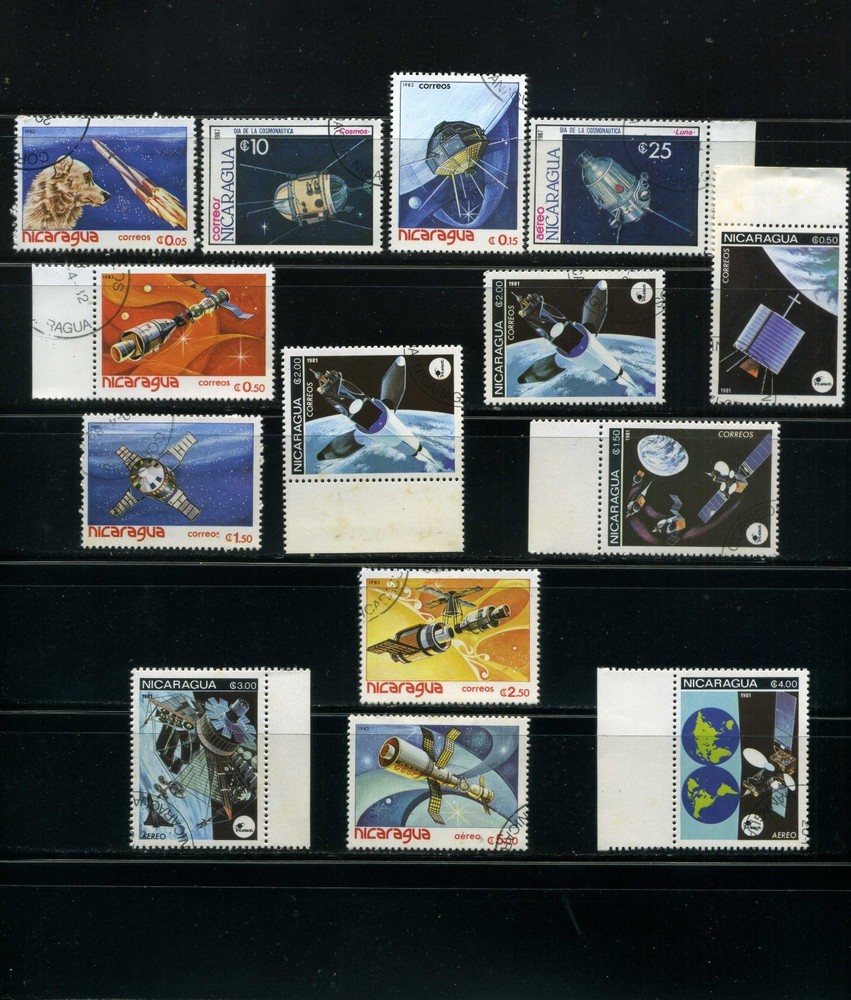 SATELLITE,- SPACE COMMUNICATIONS,-NICARAGUA 1981/82/ {14}