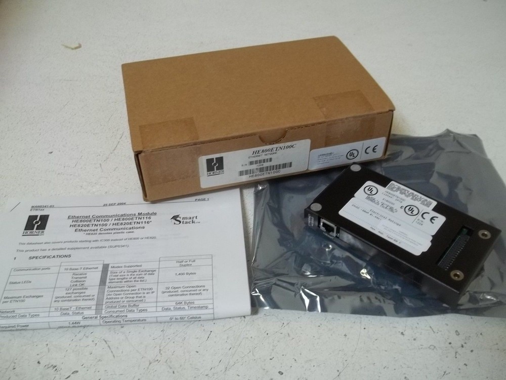 HORNER HE800ETN100C ETHERNET NETWORK NSMP
