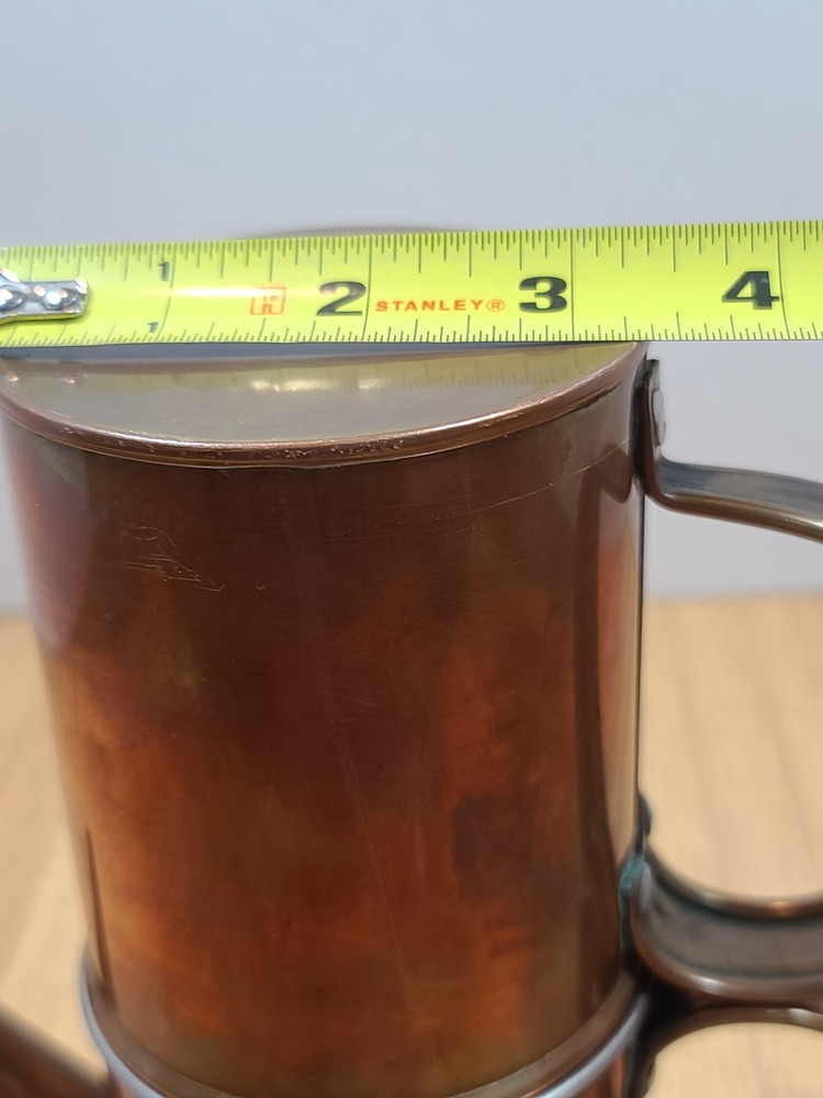 Vintage Copper Neapolitan Flip Coffee Maker