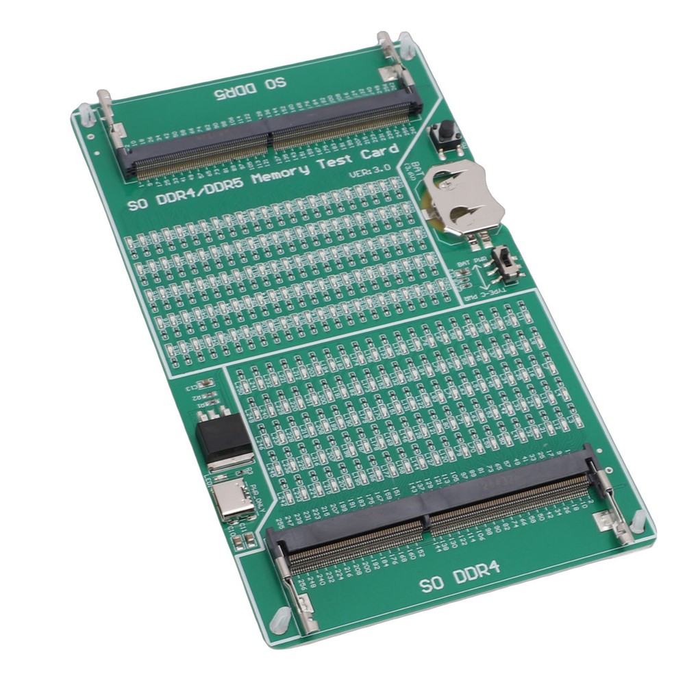 DDR4 DDR5 Memory Tester LED Light Troubleshooting Tool For Laptop Desktop Use