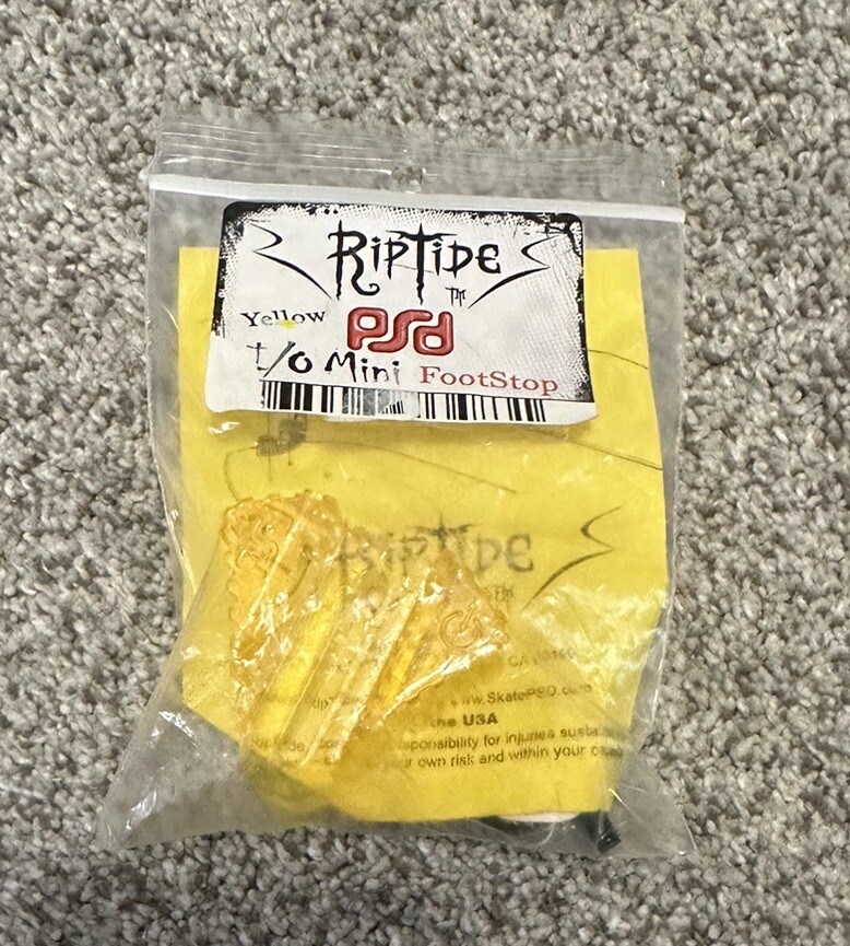 Riptide PSD i/o mini footstop, Yellow
