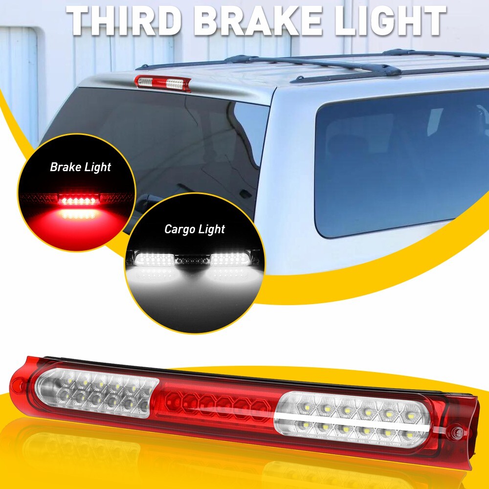 FOR 2000 - 2005 FORD EXCURSION LED 3RD THIRD REAR CETER BRAKE CARGO LAMP LIGHT
