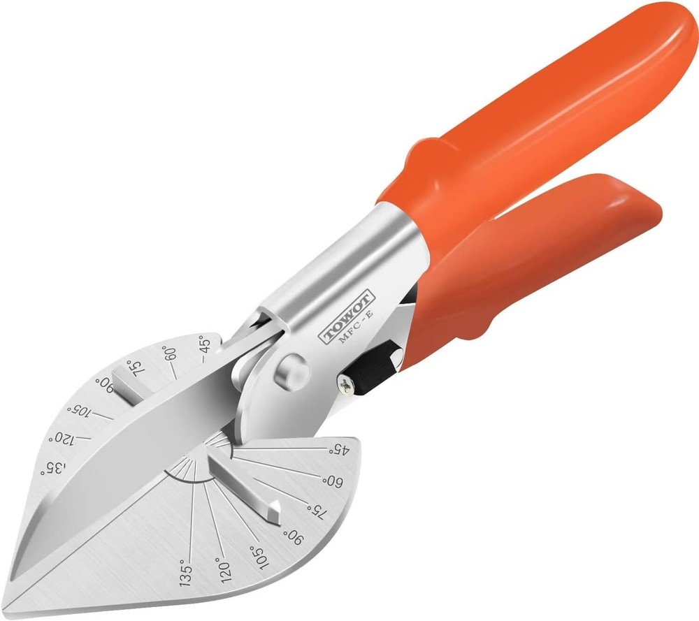 Sharp Multi Angle Miter Shear Cutter Adjustable 45-135Deg Safety Lock Hand Tools