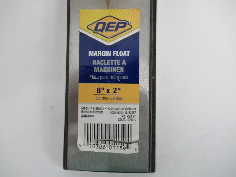 QEP 42117 6" x 2" Gum Rubber Margin Float (Box Wear)