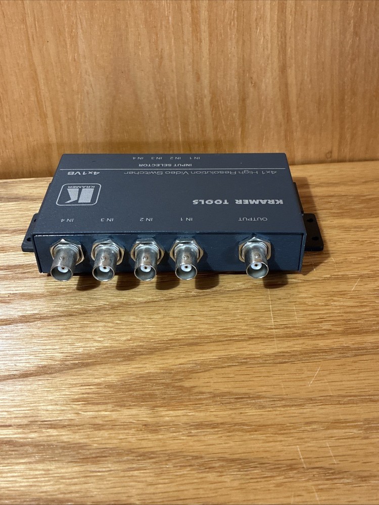 Kramer 4x1VB high-resolution Video Switcher Tested Working (4A)
