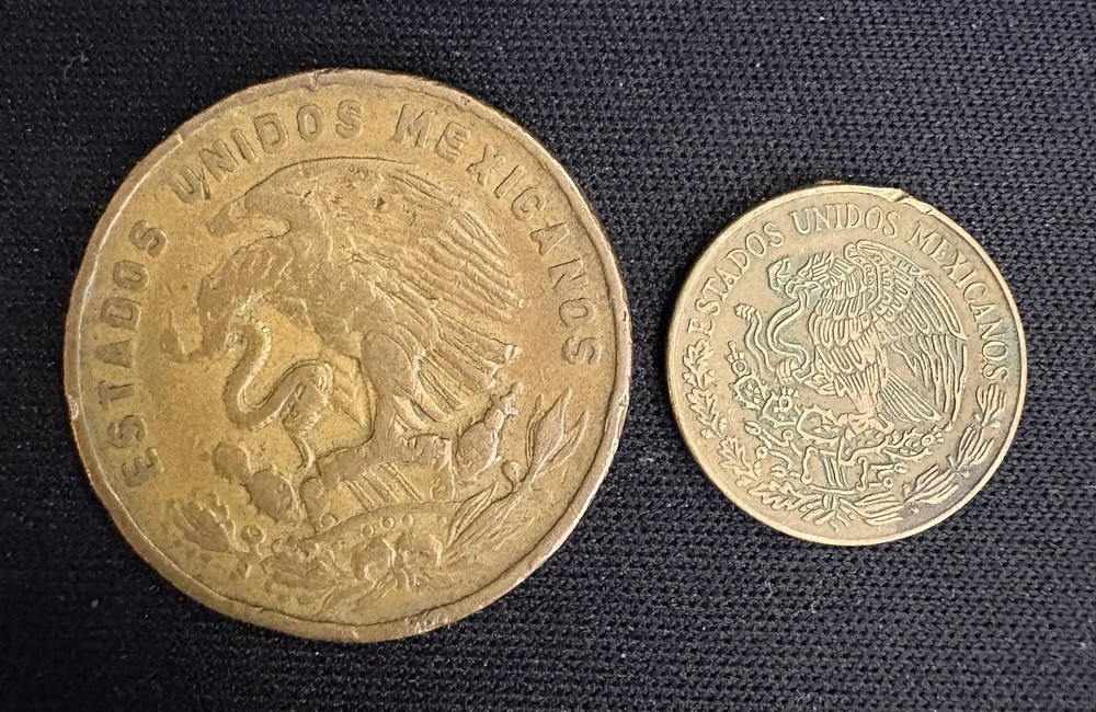 Mexican Centavos & Silver Pesos See Description