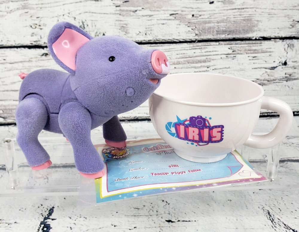 Teacup Piggies Basic Set Litter 6 Iris - Not Complete - Tested and Working