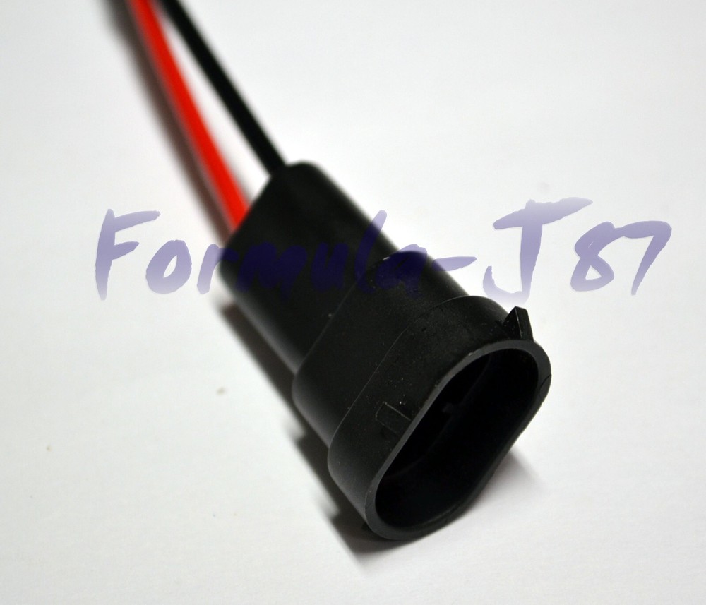 Conversion Wire H11 to 9145 H10 Two Harness Fog Light Bulb Adapter Connector Fit