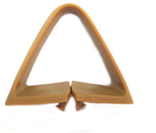 1976 - 1981 CAMARO FIREBIRD TRANS AM SEAT BELT LOOP GUIDE - TRIANGLE / CAMEL TAN