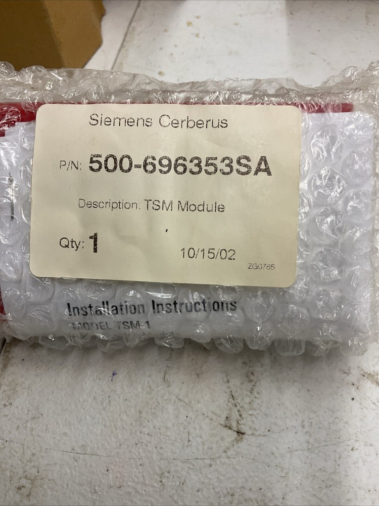 SIEMENS CERBERUS 500-696353SA TSM MODULE- ECS
