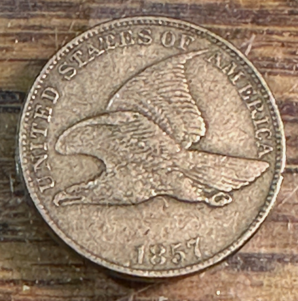 1857 Flying Eagle Cent Nice Original XF CHRC