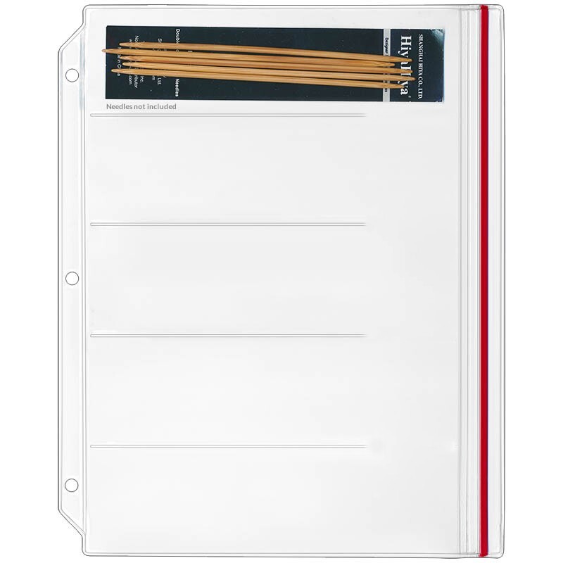 StoreSMART Binder Page for Double Point Needles - 10Pack - DP600-5-10