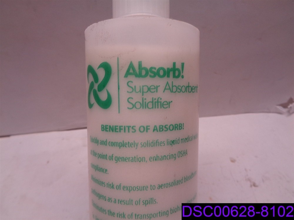Absorb! Super Absorbent Solidifer Solidifies 1400cc, P/N A14000