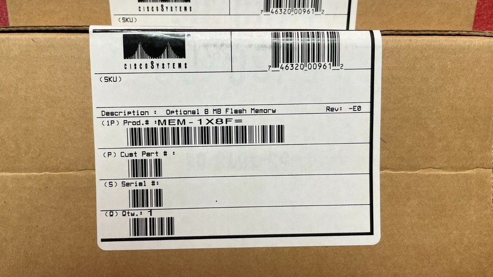 CISCO MEM-1X16D= MEMORY (QTY 3) New!!