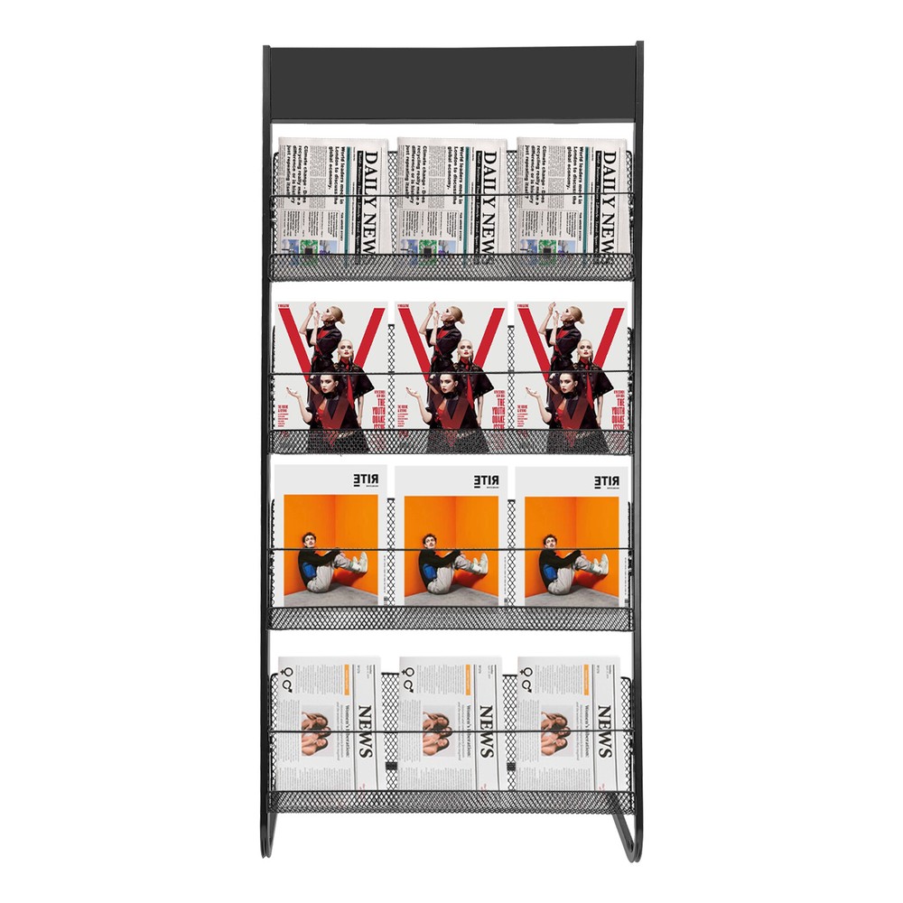 Magazine Display Stand 4-Tier Magazine Display Stand Display Stand.