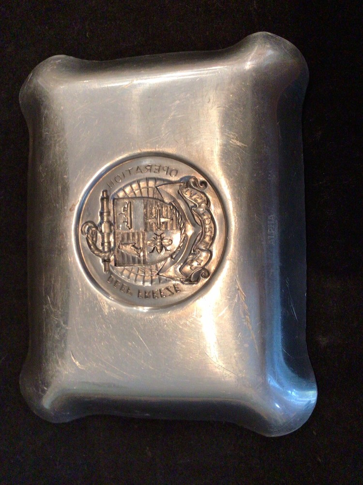 Operation Deepfreeze Task Force 43 Medallion Trinket Dish Ash Tray