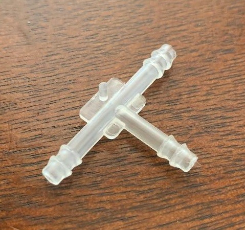 Vacuum Tubing T Connector - Size-1/8"