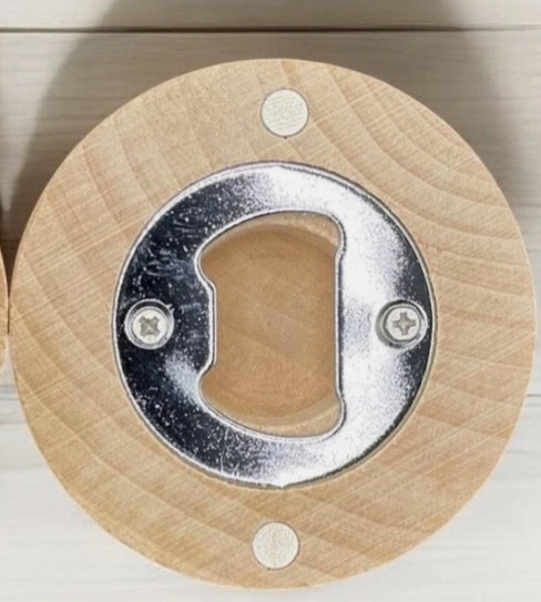 FC Barcelona Bamboo Bottle Opener