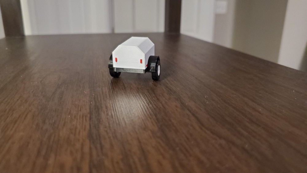 Custom 1/50 Scale Small Towable Generator in White