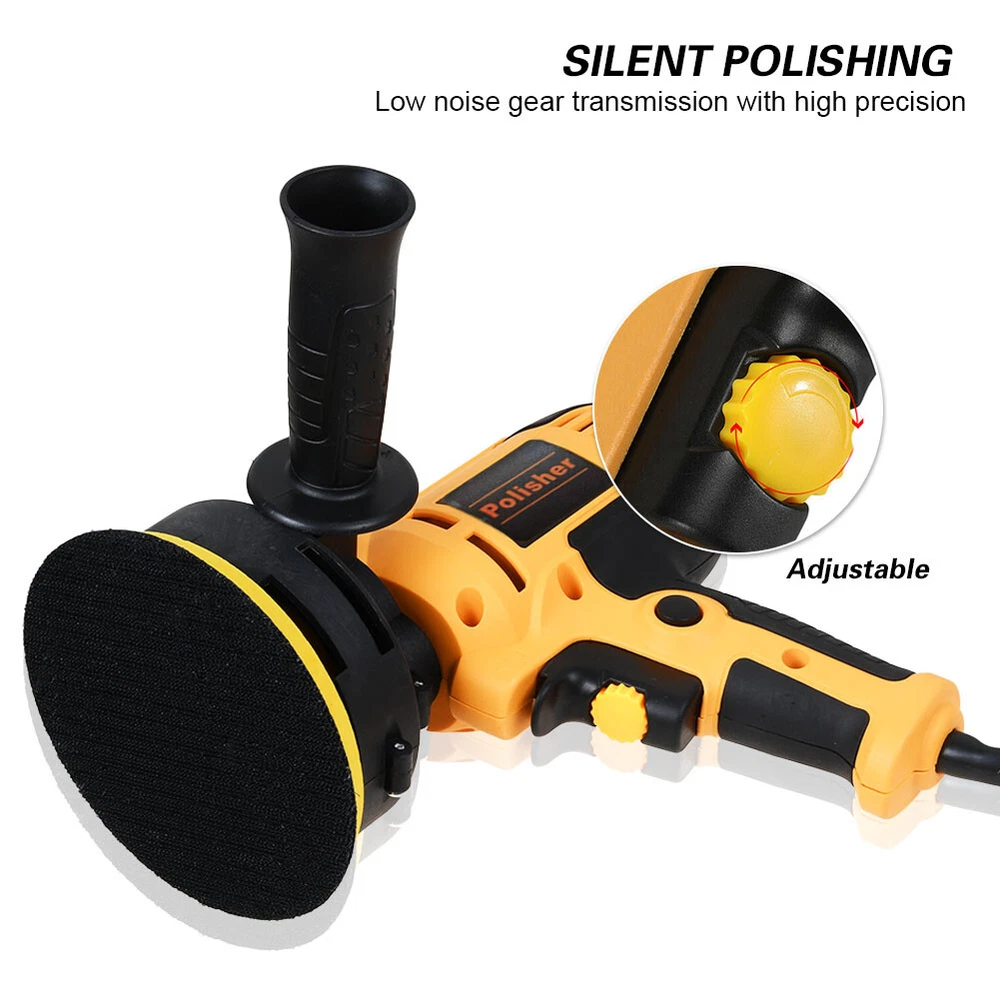 Car Polisher Buffer Sander Polishing Machine Kit Waxing Tool 5" Buffing Pad Set