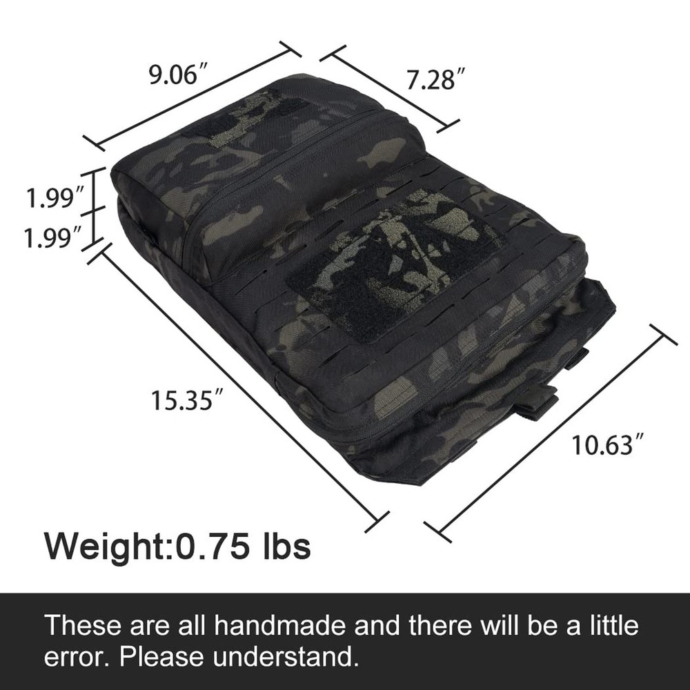 Tactical MOLLE Hydration Pack for 2L Hydration Water Bladder Hydration Bag 50...