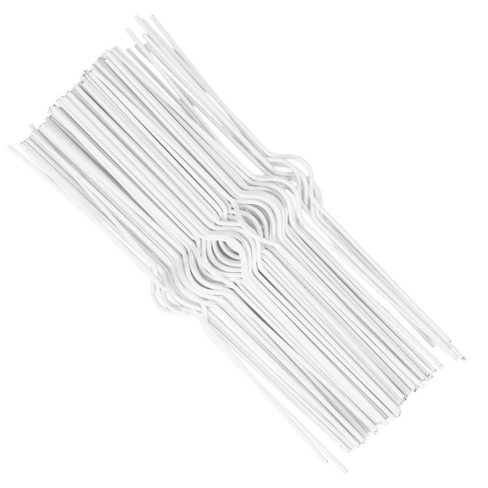 100 Pcs Calendar Iron Pole Scroll Hanger Wall Hooks Wire Hangers