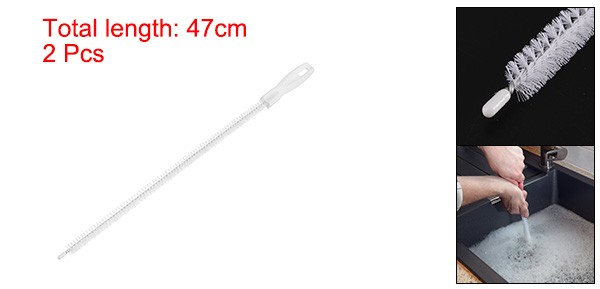 2Pcs 18.5 Inch Bendable Pipe Cleaner Brush