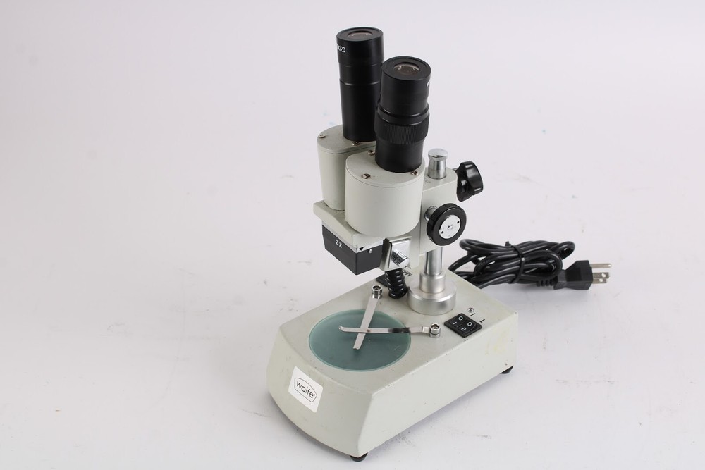 Wolfe 2X Microscope W/ 2x W10X/20 Eyepieces